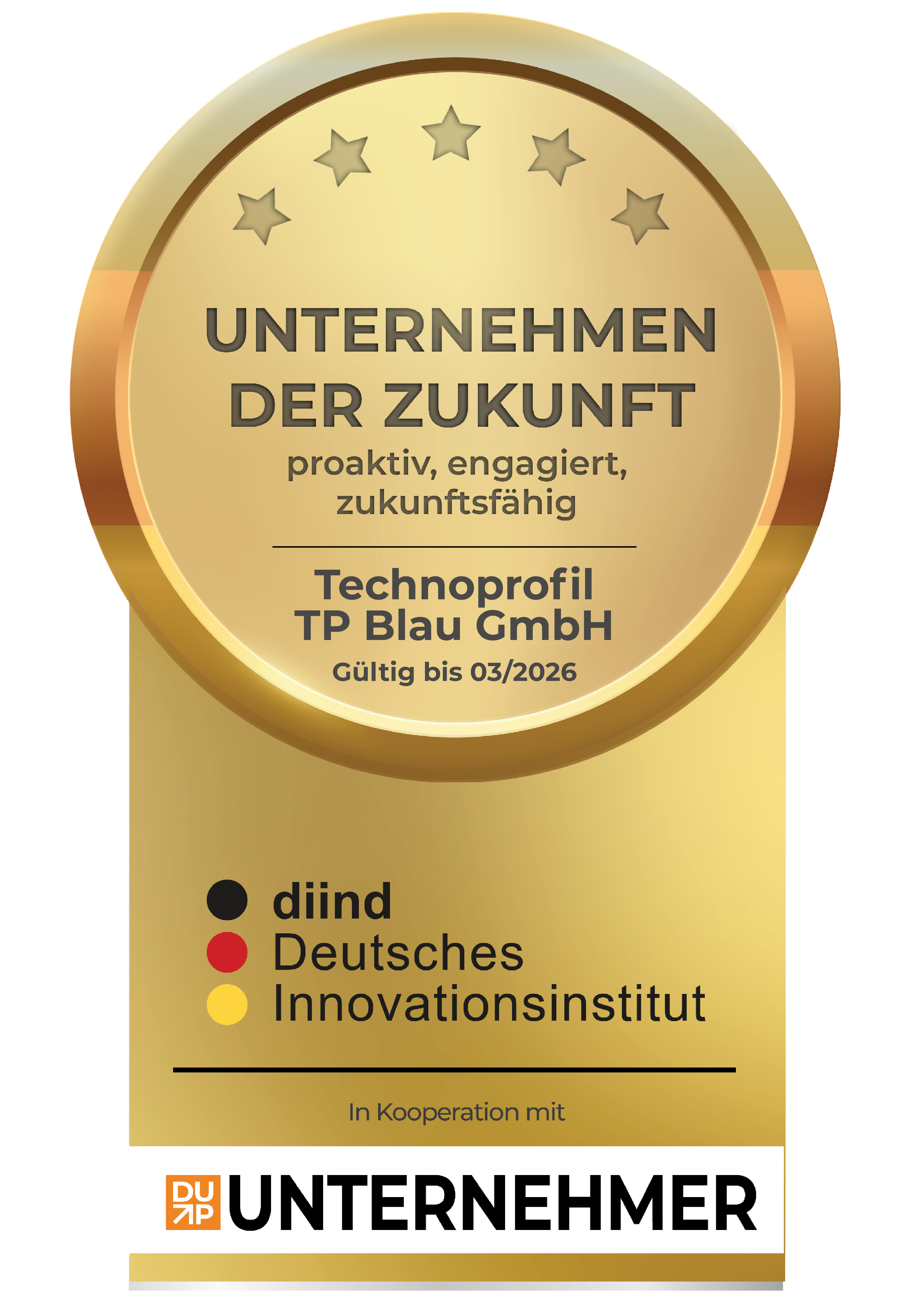 Unternehmen der Zukunft 2025 Siegel 